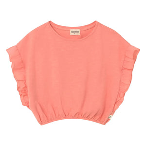 Cozmo – Iris Volant-T-Shirt | Rosa