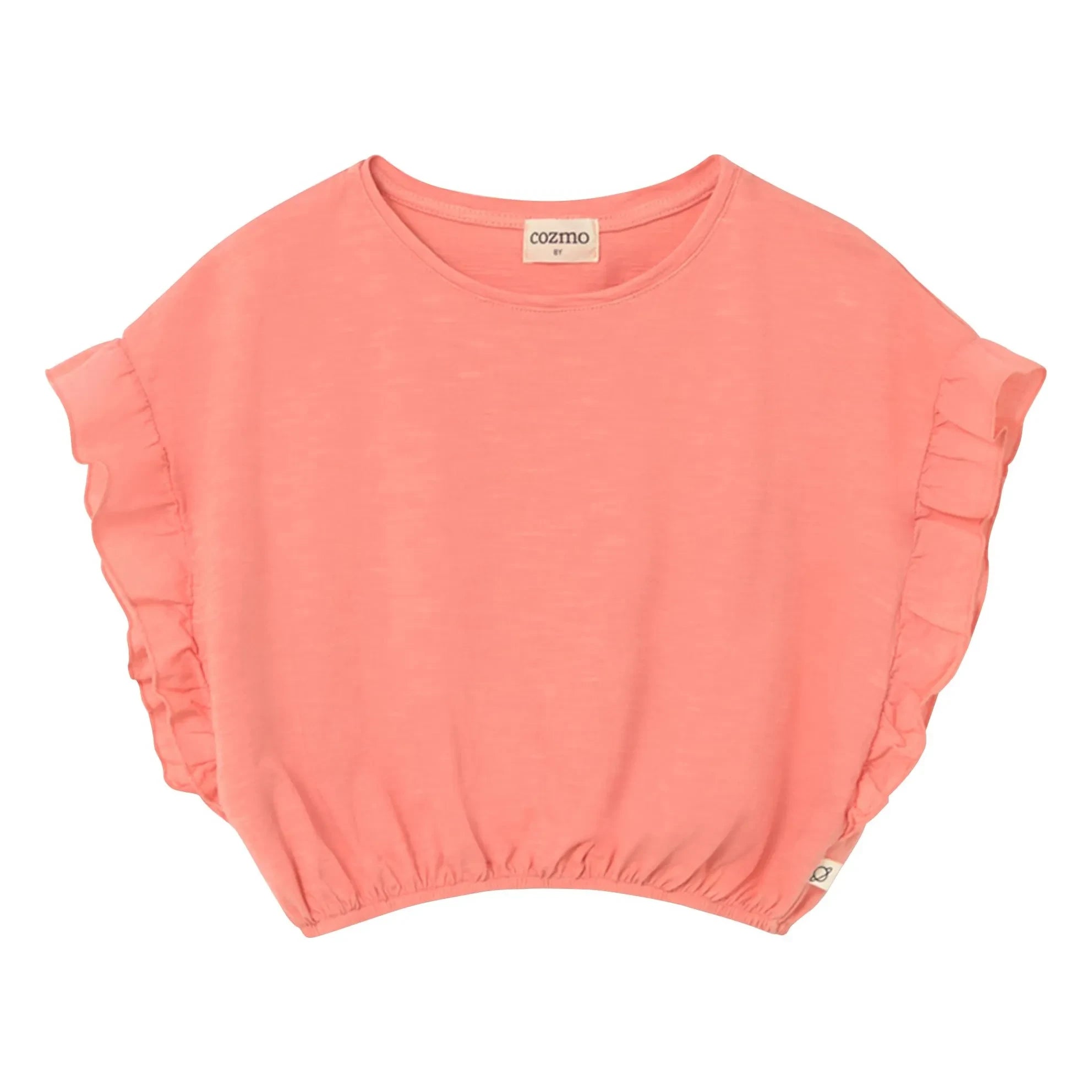 Cozmo – Iris Volant-T-Shirt | Rosa