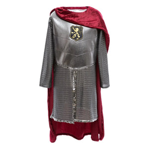 Great Pretenders - Ritterkostüm mit Cape | Silber