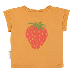 Piupiuchick - T-Shirt Erdbeere | Camel