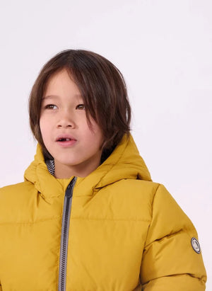 Petit Bateau - Chaqueta acolchada lisa | Amarillo