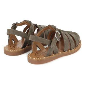 Pom d'Api - Sandaletler Beach-Stitch Dad Nubuk | Haki