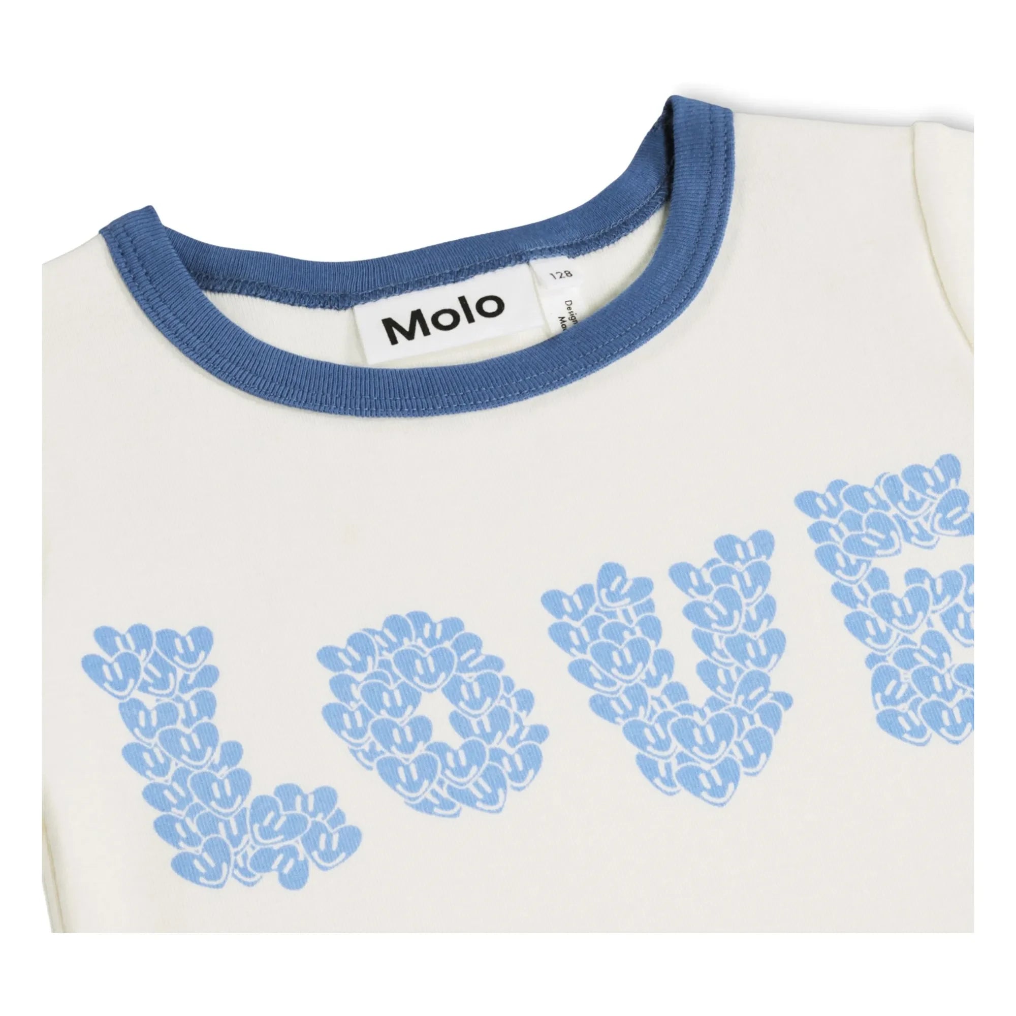 Molo – Rhiannon Love T-Shirt aus Bio-Baumwolle | Ecru