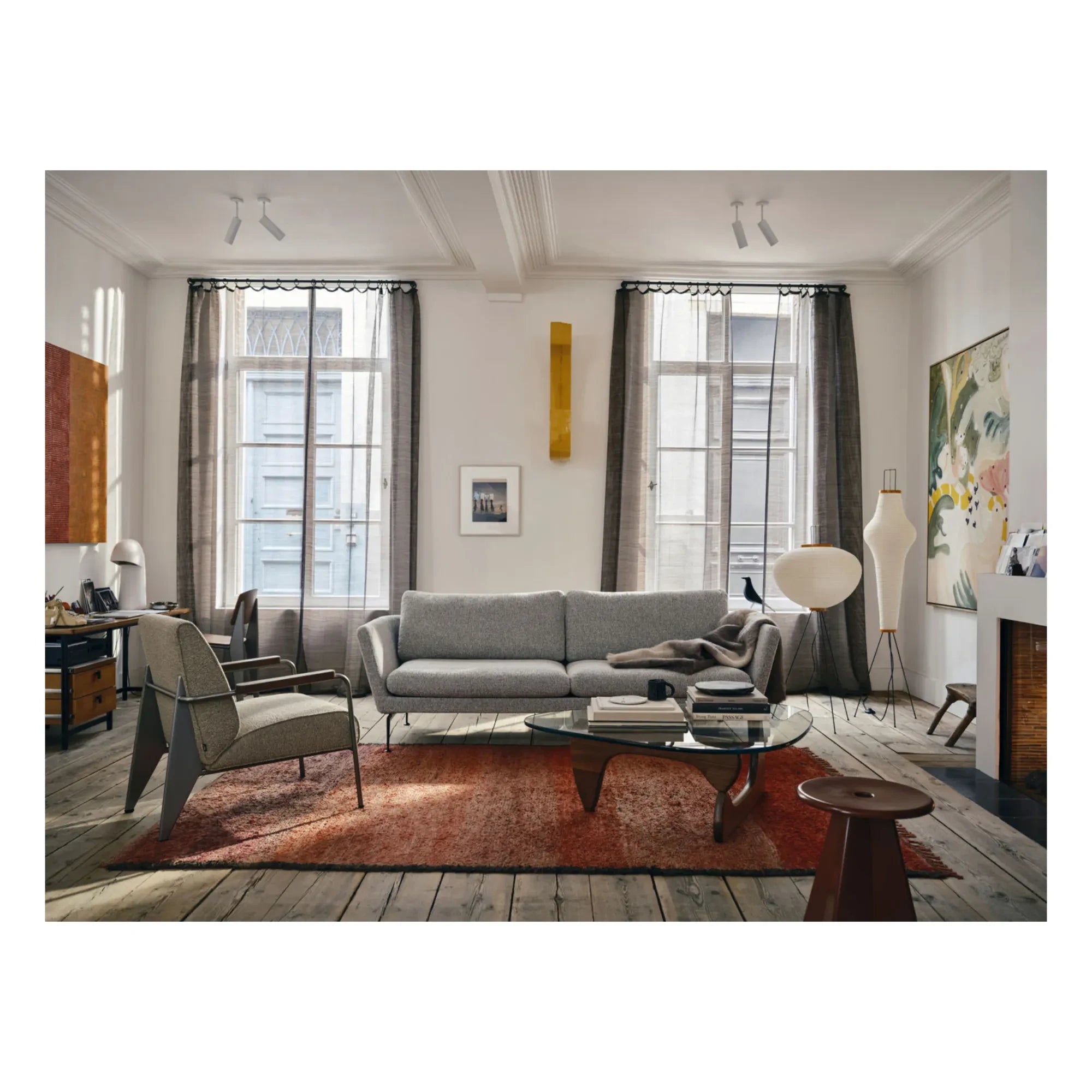 Vitra - Jean Prouvé Metal Tabure | Bordo
