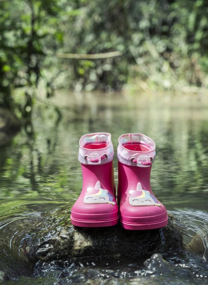 Igor - Botas de lluvia Mendi Unicornio | Fucsia