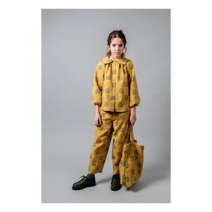 birinit - Arboleda Blumenhose aus Bio-Baumwolle | Gelb