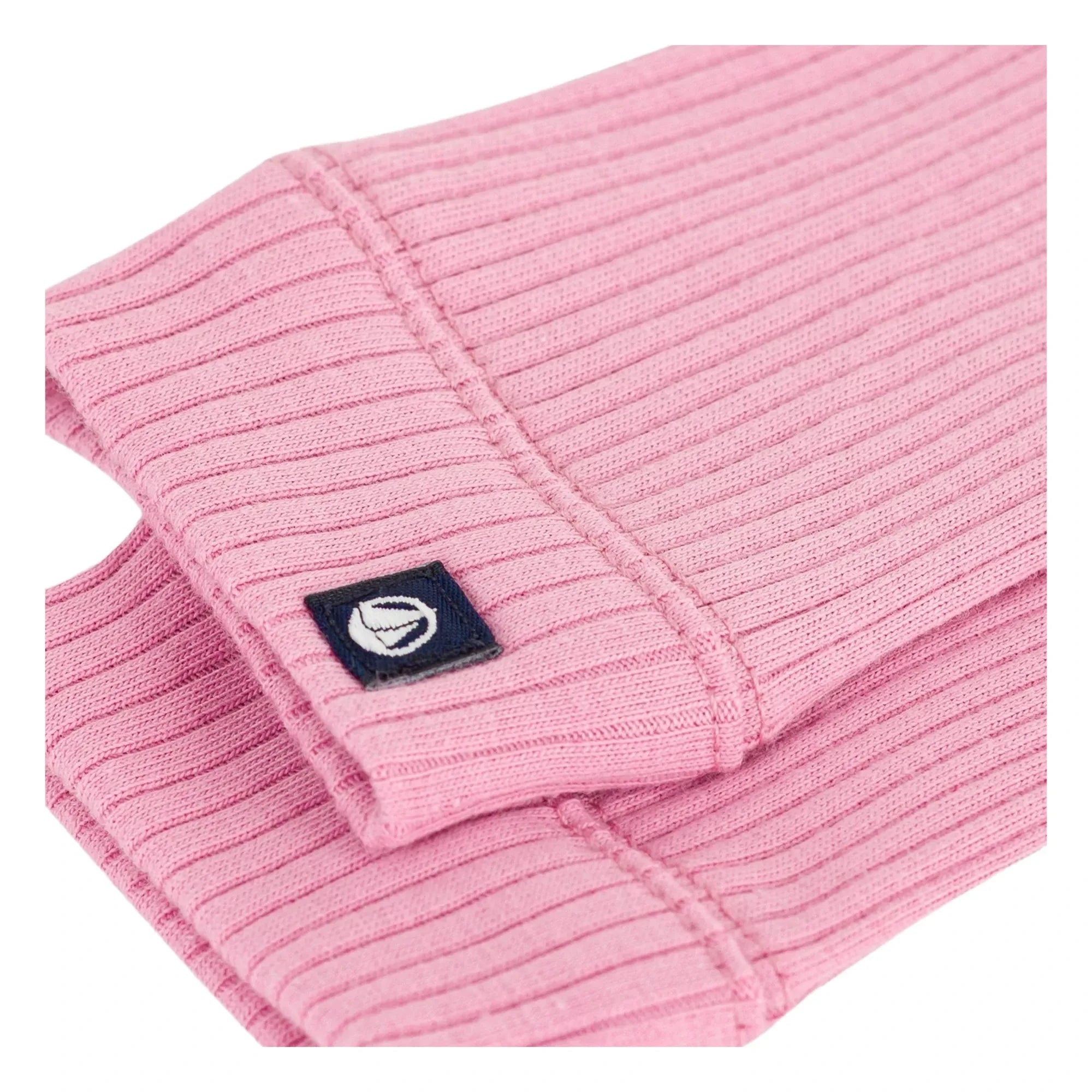 Petit Bateau - Organik Pamuk Logolu Fitilli Tayt | Candy pink