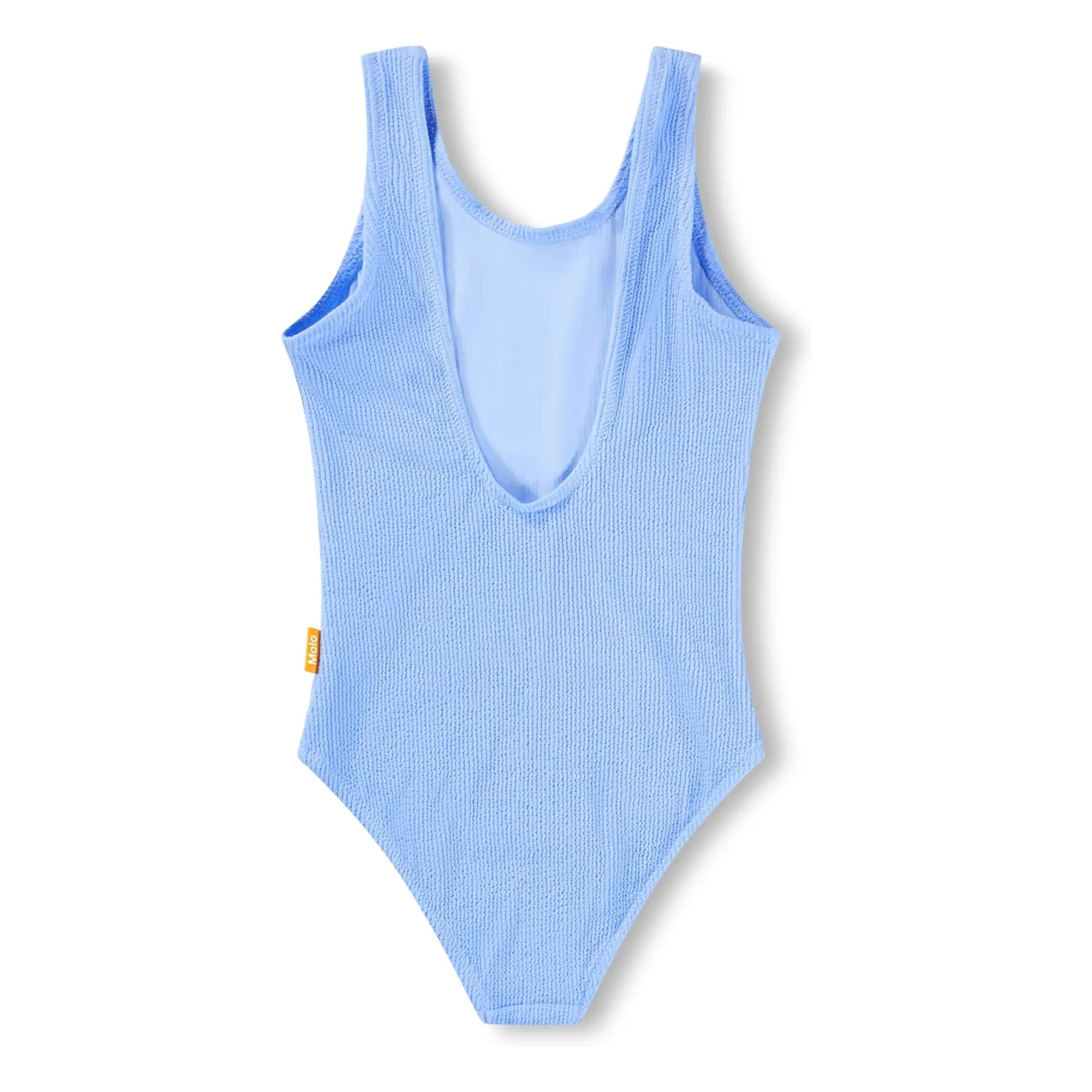 Molo - Ribbed Swimsuit Nika Crepe Recycled Fibers | Light Blue