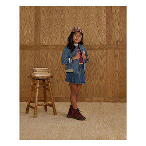 Rylee + Cru - Bomber Varsity Mini | Denim