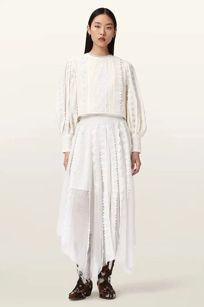 AllSaints HART Pamuklu Bluz