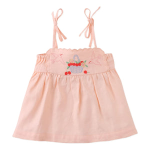 Gingersnaps - Hinata Leinen Top und Shorts Set | Pfirsich