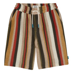 Scotch & Soda - Gestreifte Shorts | Rot