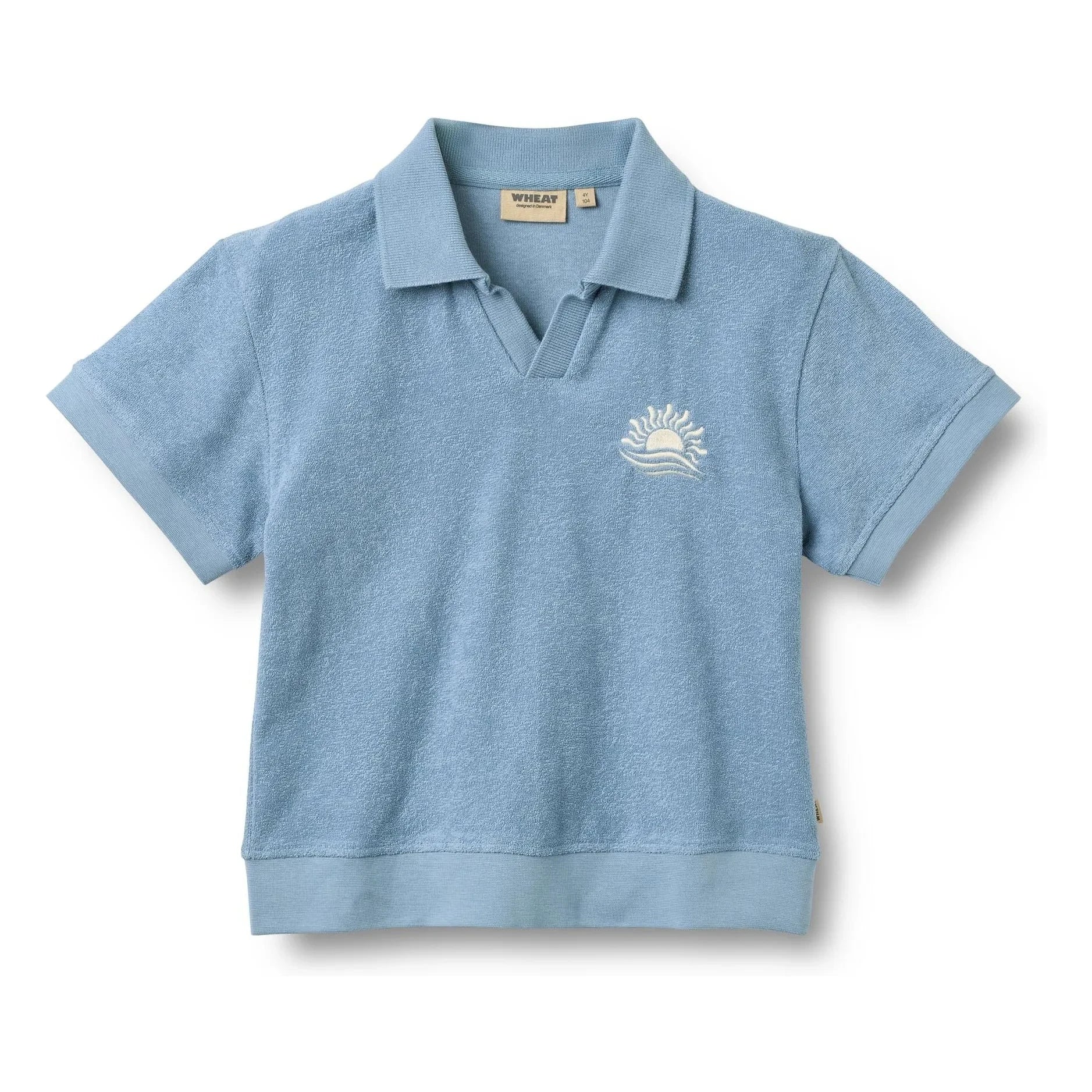 Wheat - Marlo Polo-Shirt aus Bio-Baumwolle | Hellblau