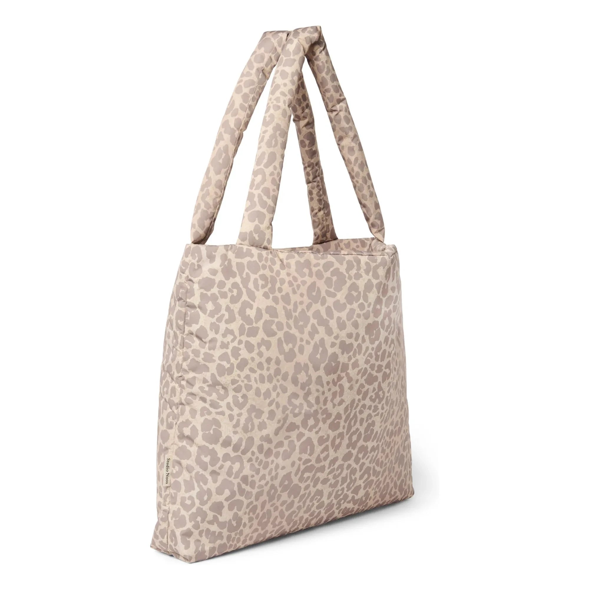 Studio Noos - Leopard mom bag with puff | Beige