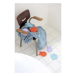Quut - Grippi Bath Mats - 8-Piece Set | Coral