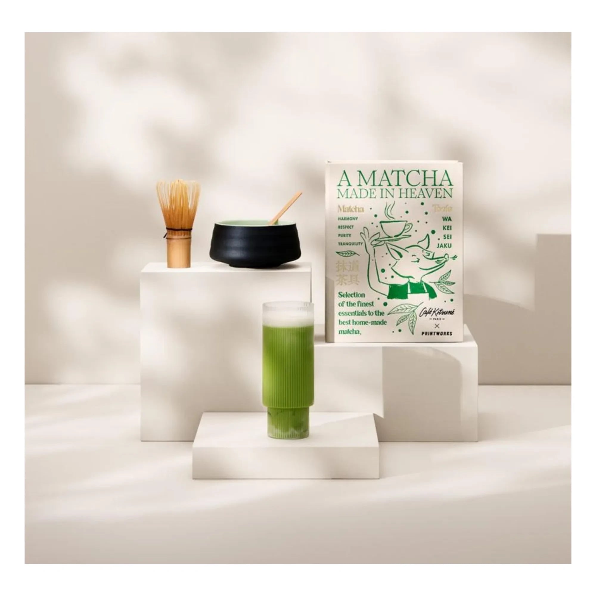 PrintWorks – Matcha Accessoire-Set – Printworks x Café Kitsuné