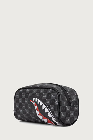Sprayground - Graue Stiftetasche mit Haifischen in Paris 910B9316NSZ