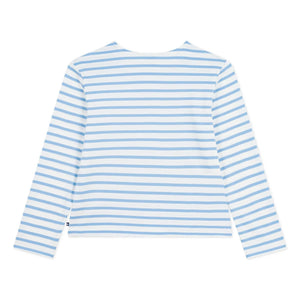 Petit Bateau - Mavi Marinière Düğmeli Çanlar