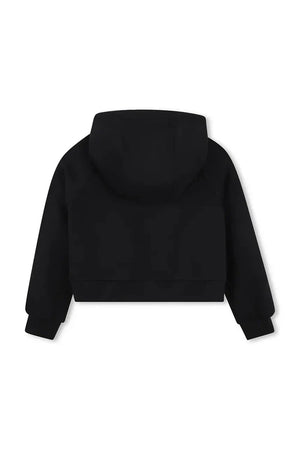 Çocuklar için fermuarlı ve kapüşonlu sweatshirt