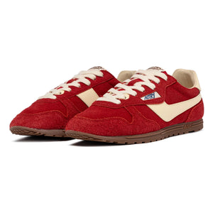 Autry - Windspin Low Zweifarbiger Wildleder- und Leder-Sneaker | Rot