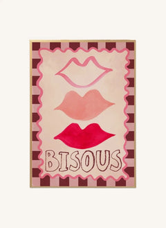 Studio Loco - "Kisses" Poster | Rosa