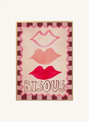 Studio Loco - "Kisses" Poster | Rosa