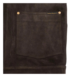 Nudie Jeans - Dante II Suede Leather Jacket | Dark Brown