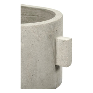Serax - Oval beton saksı | Gri