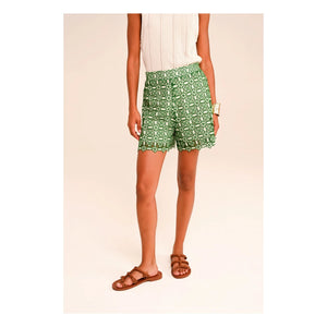 Sacrécoeur - Lilo Goya Guipure Short | Green
