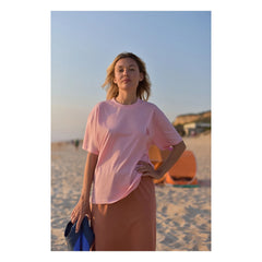 Marlot Paris - Jil M Organic Cotton T-Shirt - Women's Collection | Pink