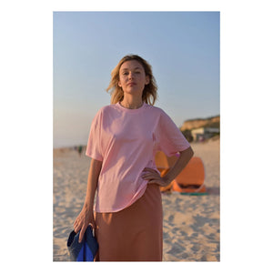 Marlot Paris - Jil M Organic Cotton T-Shirt - Women's Collection | Pink