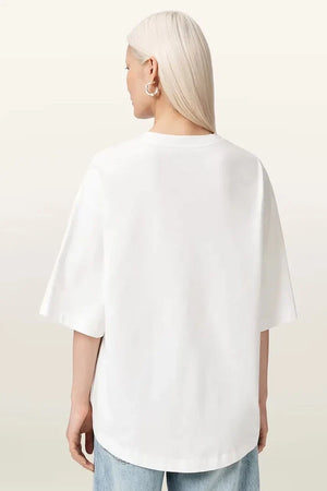 AllSaints Kadın Pamuklu Oversize Tişört LOLA
