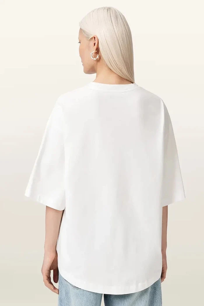 AllSaints Kadın Pamuklu Oversize Tişört LOLA