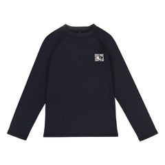 Tumble N'Dry – Santiago Bade-T-Shirt aus recycelten Fasern mit UV-Schutz | Nachtblau