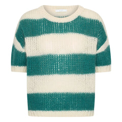 By Bar - Nino Astro Striped Sweater | Peacock Blue