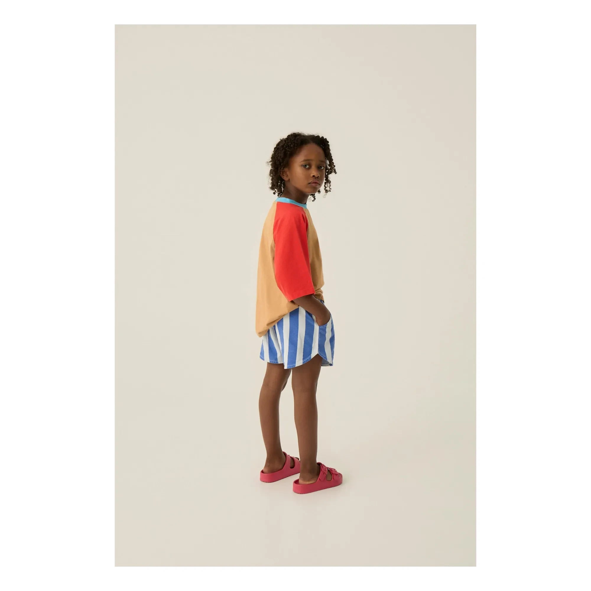 The Campamento - Oversize Color-Blocked T-Shirt | Camel