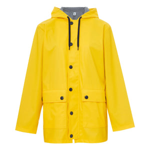 Petit Bateau - Organic Cotton Lined Raincoat - Women's Collection | Yellow