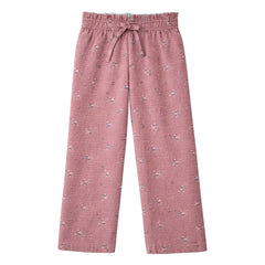 Lililotte - Paola Organische Baumwolle Hose mit Blumenmuster | Dusty Pink