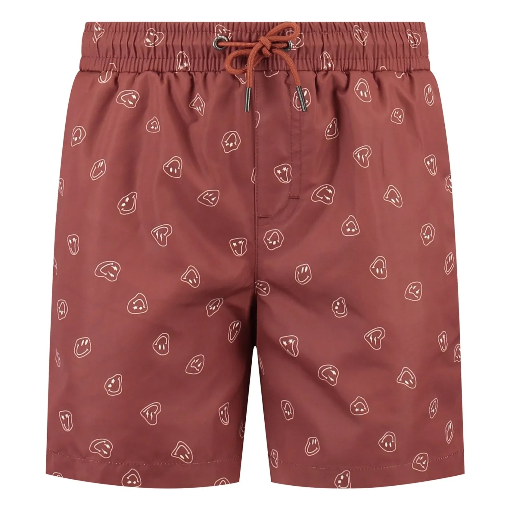 Beachlife - Smiley Yüzme Şortu | Bordo