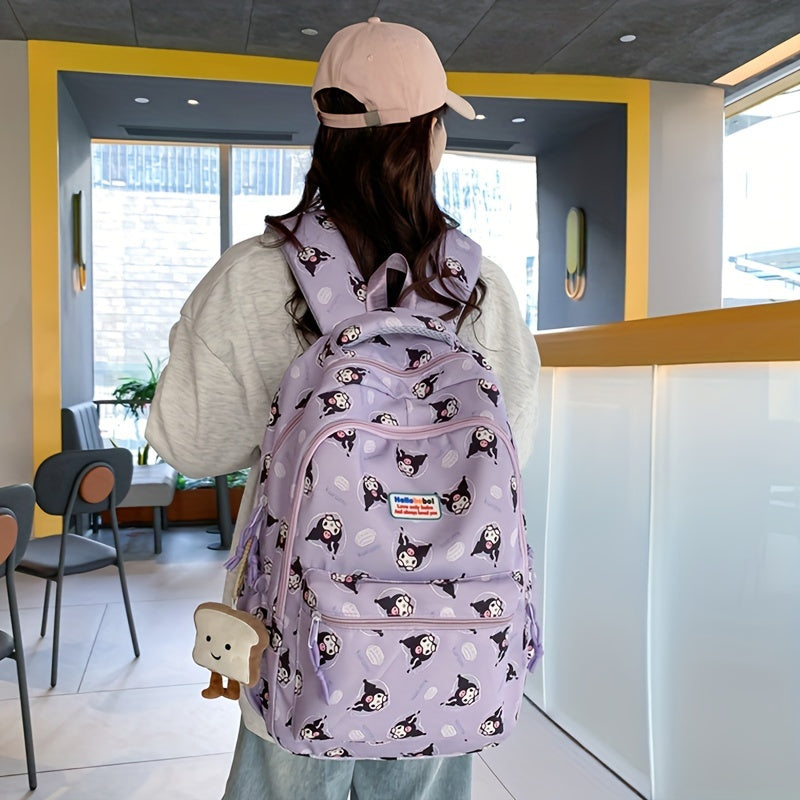 Sanrio - Kuromi Okul Sırt Çantası-Dinossi