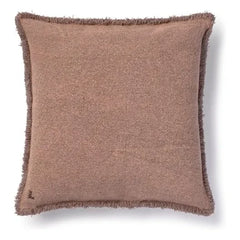 Lorena Canals - Stone-Washed Square Pillow | Taupe Brown