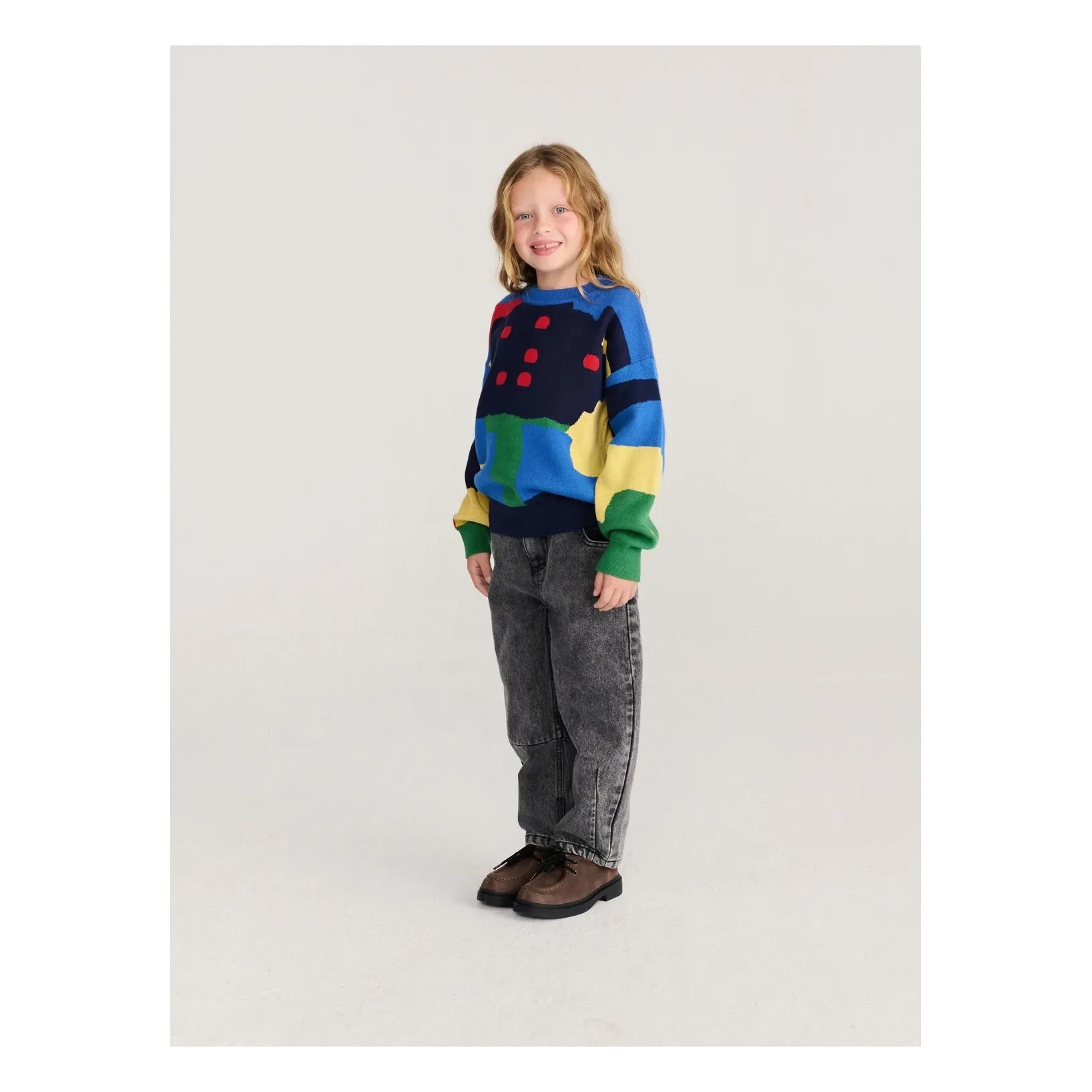 Bobo Choses - Gewaschene Jeans aus Bio-Baumwolle | Schwarz