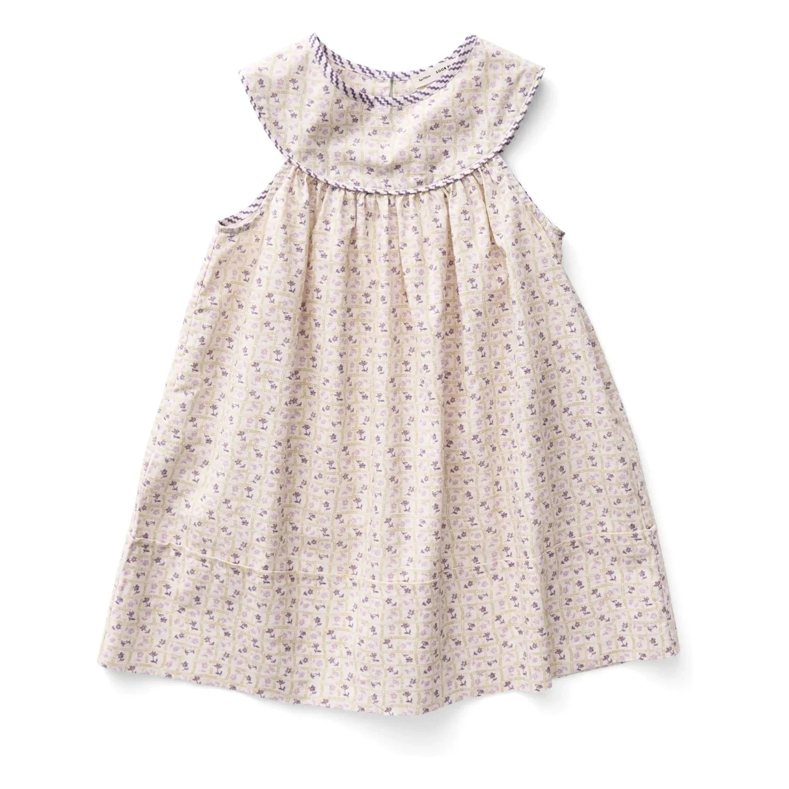 Soor Ploom - Delilah Fleurie Organic Cotton Dress | Ecru