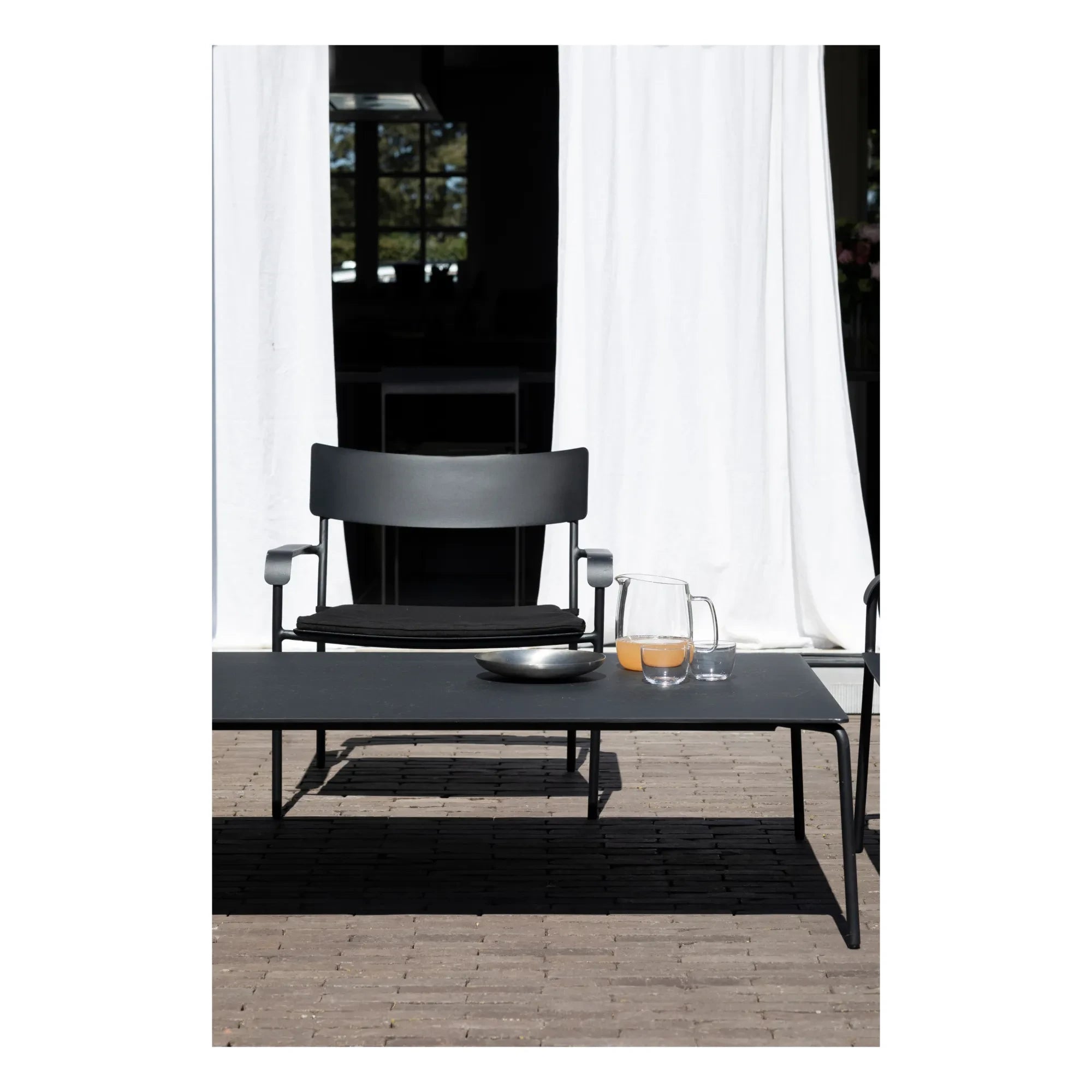 Serax - August Outdoor Stuhl | Schwarz