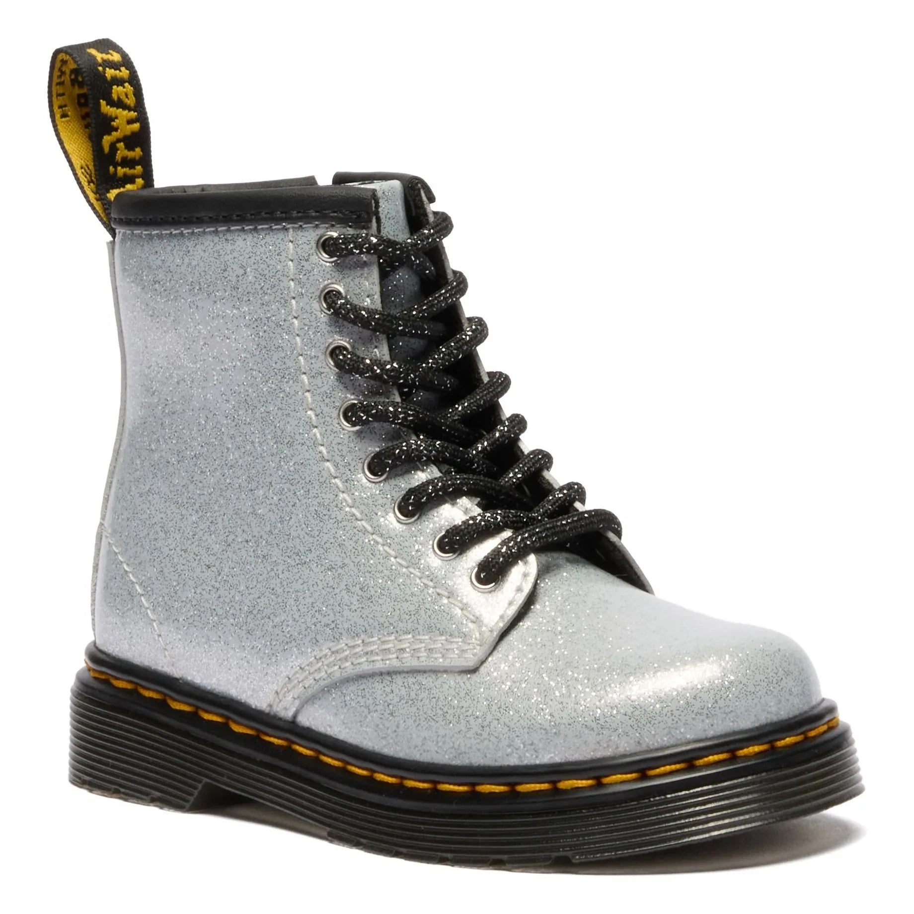 Dr Martens - 1460 J Glitter Çizme | Gümüş