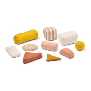 Liewood - Sensory Cubes - 10'lu Set | Gül çoklu karışım