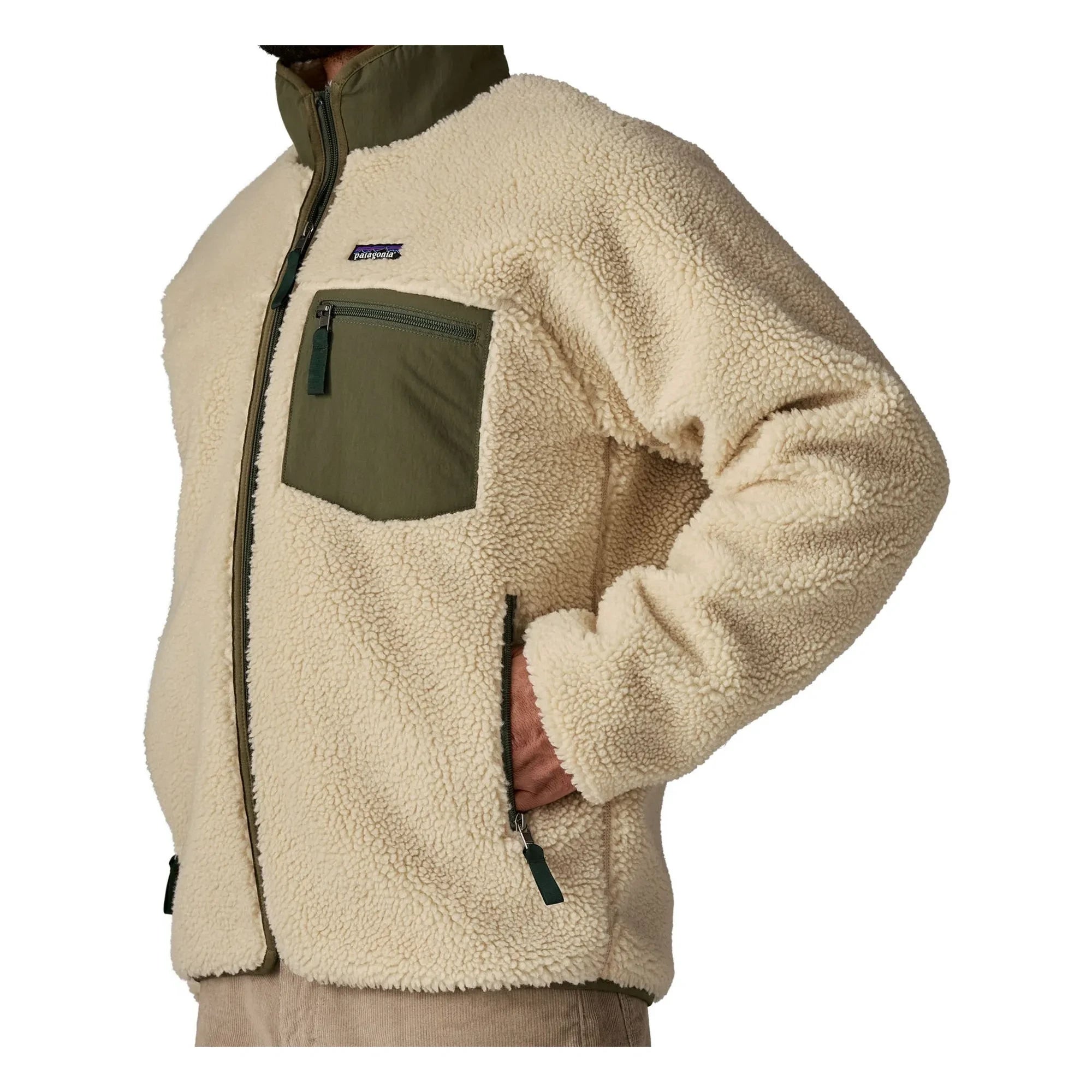 Patagonia - Classic Retro-X Geri Dönüştürülmüş Elyaf Polar Ceket | Bej