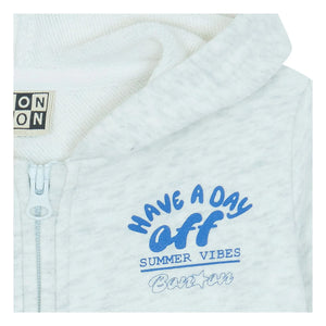 Bonton - Lu Dayoff Gepunktetes Kapuzen-Sweatshirt | Grau