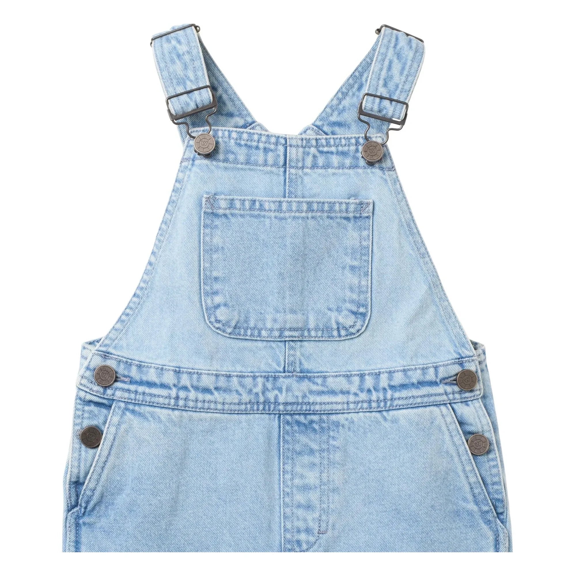 Wheat - Denim Marley Organik Pamuk Salopetler | Açık Mavi
