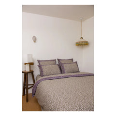 Louise Misha - Noemie Organic Cotton Duvet Cover | Khaki